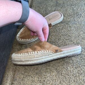 Sam Edelman Tan Espadrille Slip-On Shoes